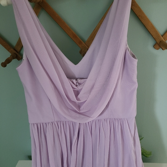 Lavender David's Bridal Bridesmaids Dress - Picture 4 of 4